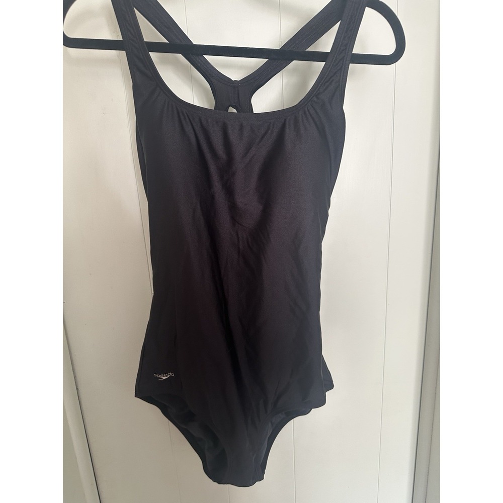 Speedo Women's One Piece Swimsuit ProLT Super Pro Black Size 14
